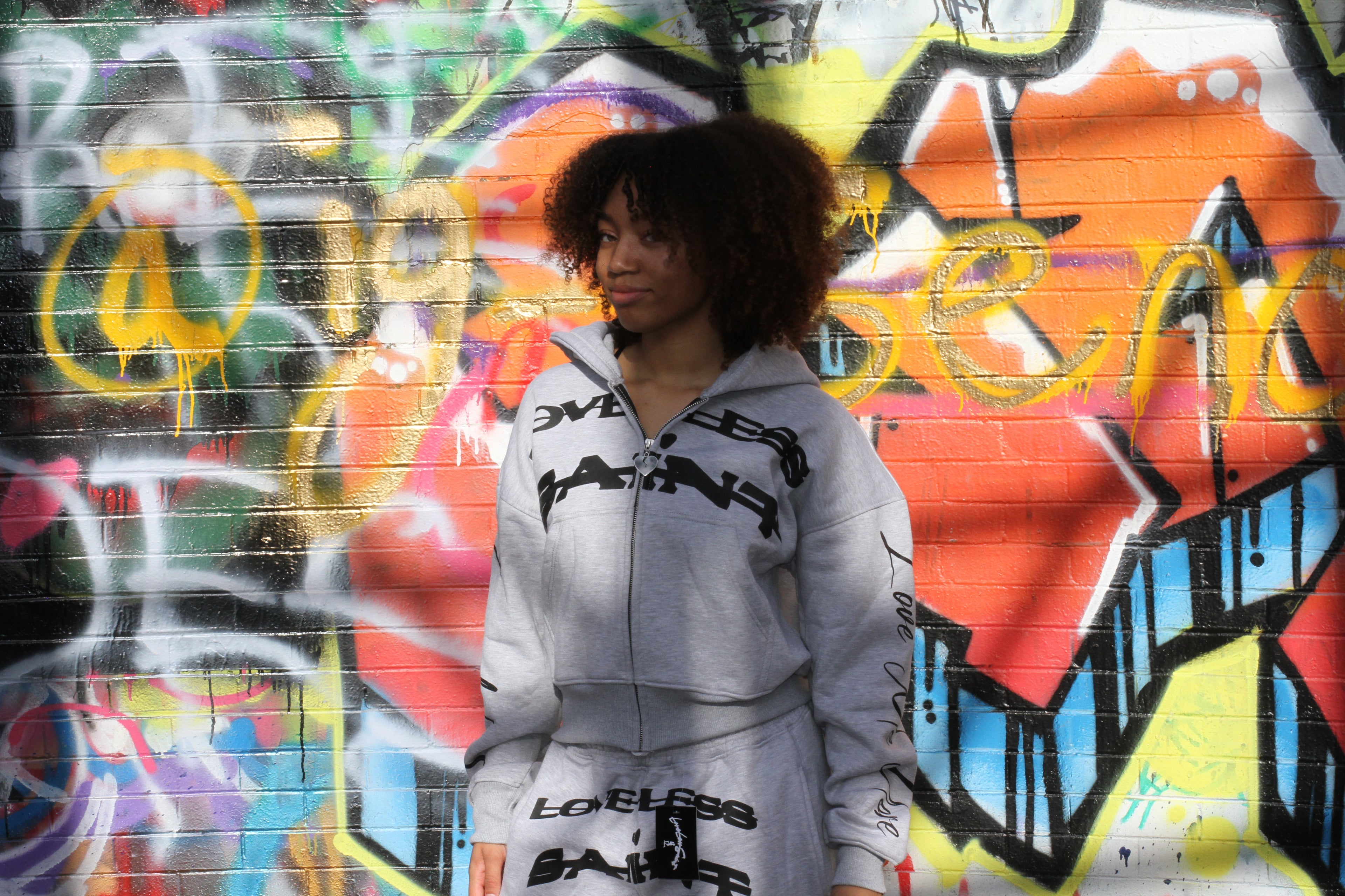 Grey Love Jogging Suit